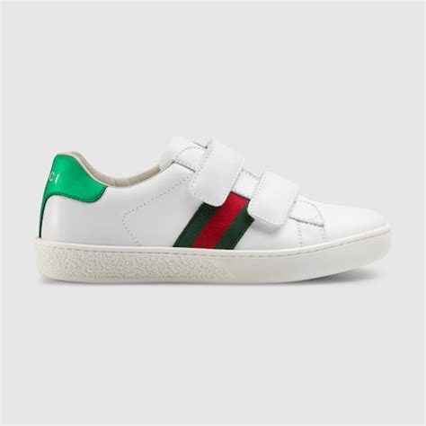 gucci children's ace leather sneaker|Gucci Sneakers for Boys .